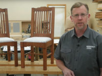 Greene and Greene-inspired dining table chairs