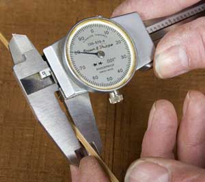 Dial caliper.