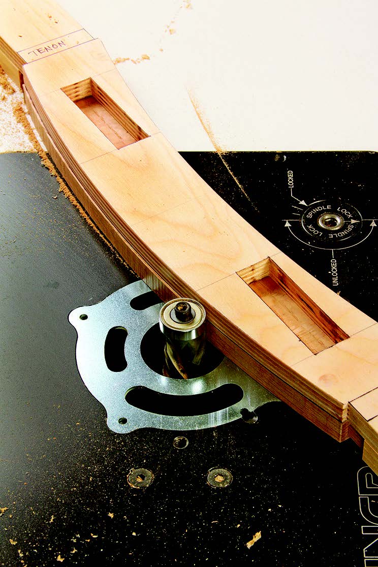 Trim the edges with a piloted flush-trim bit to match the template.